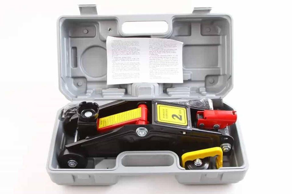 Домкрат гидравлический подкатной 2 т 135-290мм пласт. уп Новый Акция