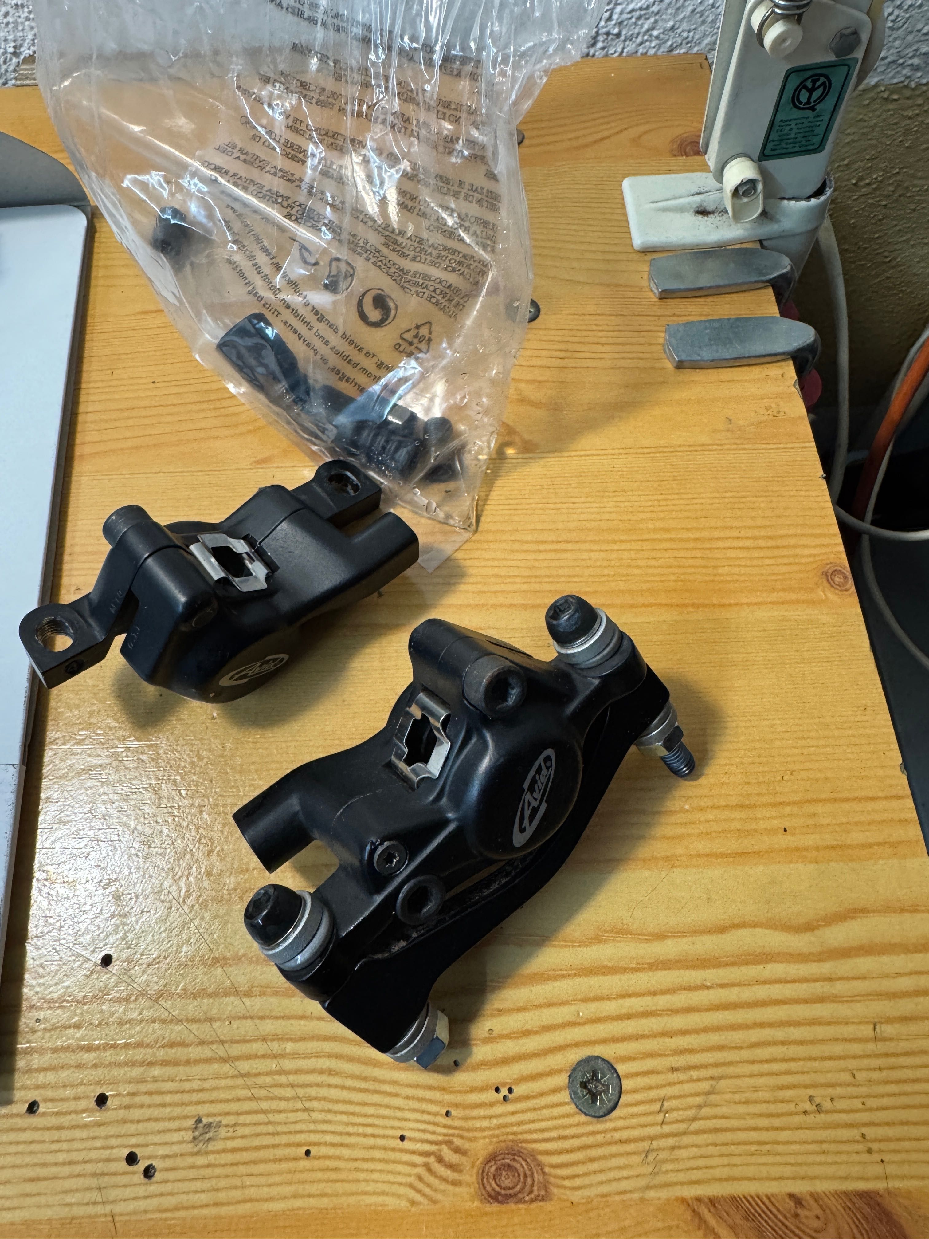 Discos e Calipers (Pinças) de travões MTB Avid juicy 3
