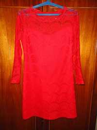 Эксклюзивное красное стрейчевое платье