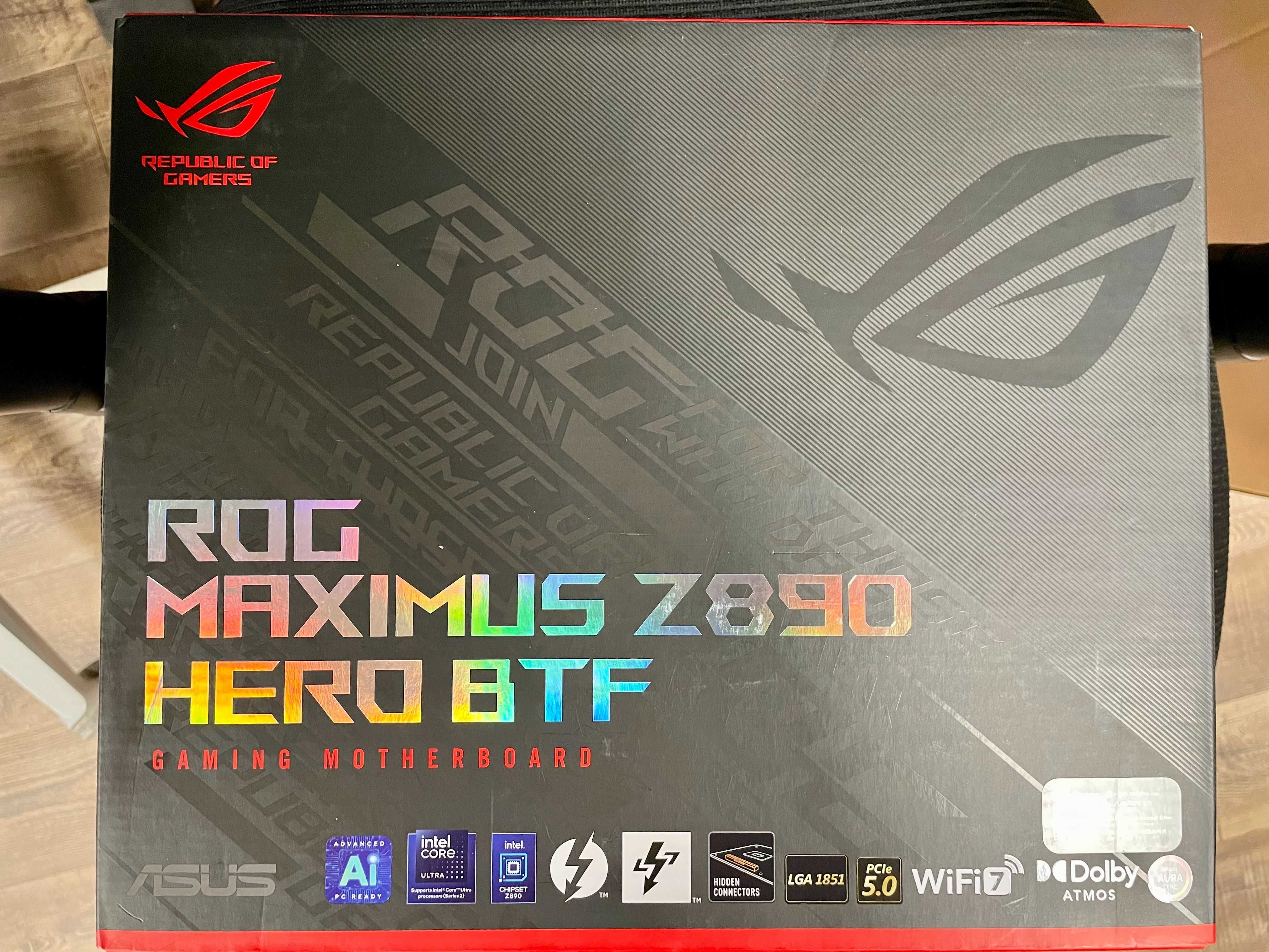 Motherboard Asus Rog MAXIMUS Z890 HERO BTF