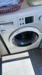 Fogão Electrolux, Máquina de lavar Bosch 8kg , Sofá-cama confortável,