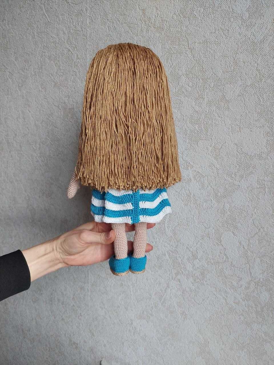 Кукла лялька вязаная ручная работа