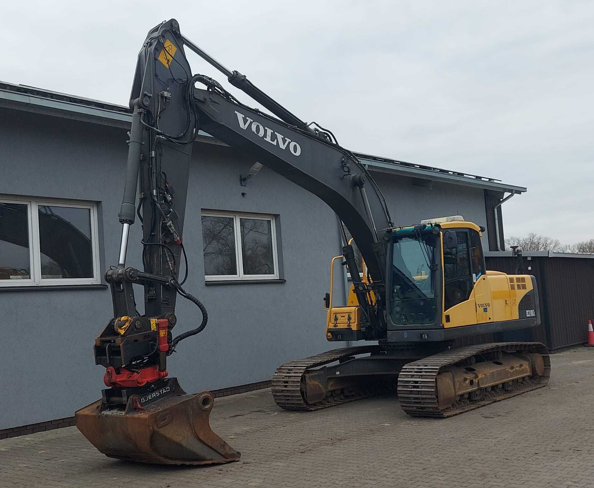 VOLVO EC210CL 2011r 10383h Rototilt Indexator GPS LEICA Pełen Serwis