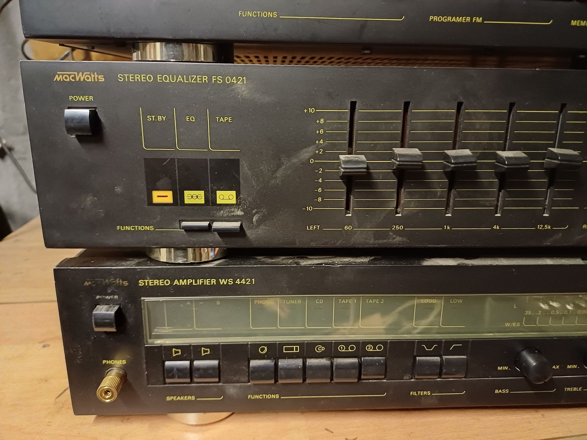 Mac Watts wieża stereo MDS440 AS6411 FS0421 WS4421