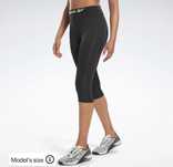 Reebok оригинал укороченные леггинсы капри
