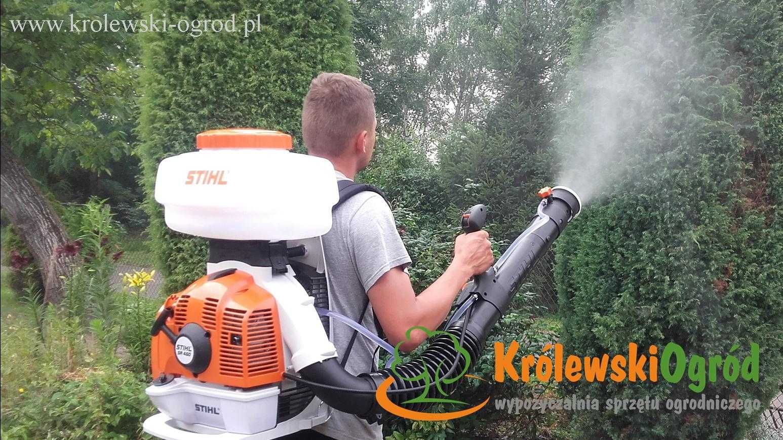 Opryskiwacz spalinowy Stihl SR 450 ręczny wynajem wypożyczalnia