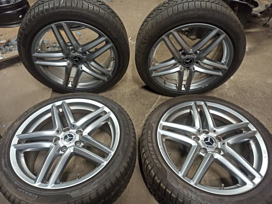 Koła zimowe 18 5x112 Mercedes Audi VW Seat Skoda 225/45 r18 Pirelli