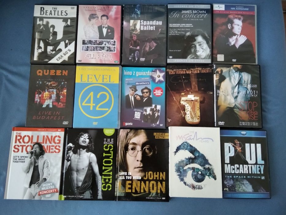 Płyty CD, DVD - Paul McCartney, Lennon, Beatles, polskie i zagraniczne