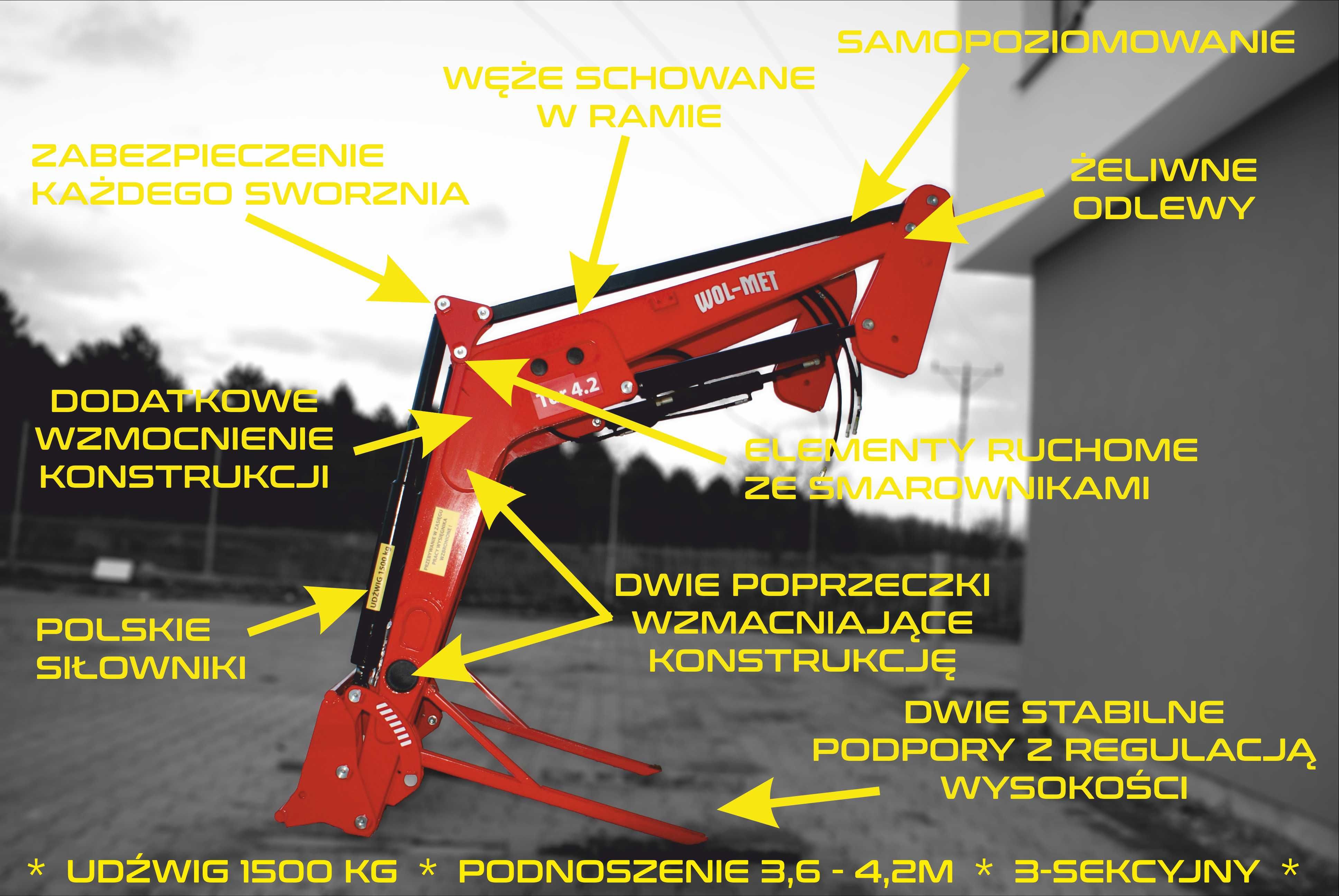 *RATY* Ładowacz czołowy TUR Euroramka poziomowanie Joystick *MONTAŻ