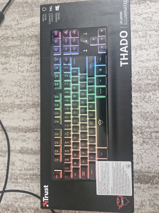 Клавіатура мембрана TrustGXT 833 Thado TKL 87 Key