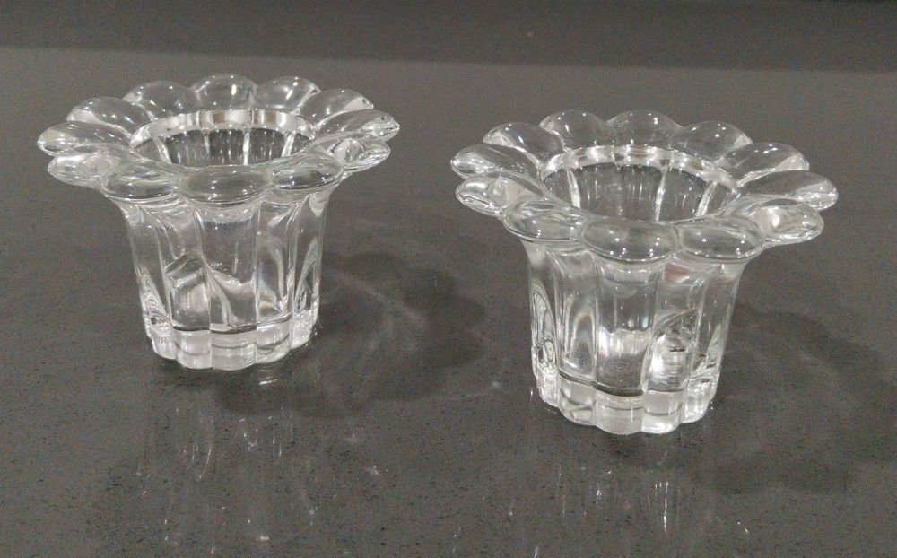 Peças em vidro e cristal