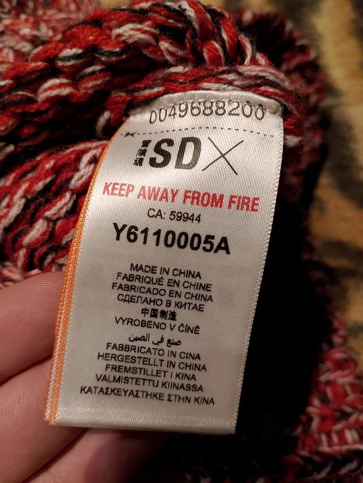 Czerwony Sweter Kamizelka Unisex Superdry SDX Smiley
