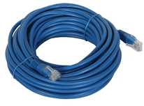 Patchcord UTP 10 m kat. 5e niebieski