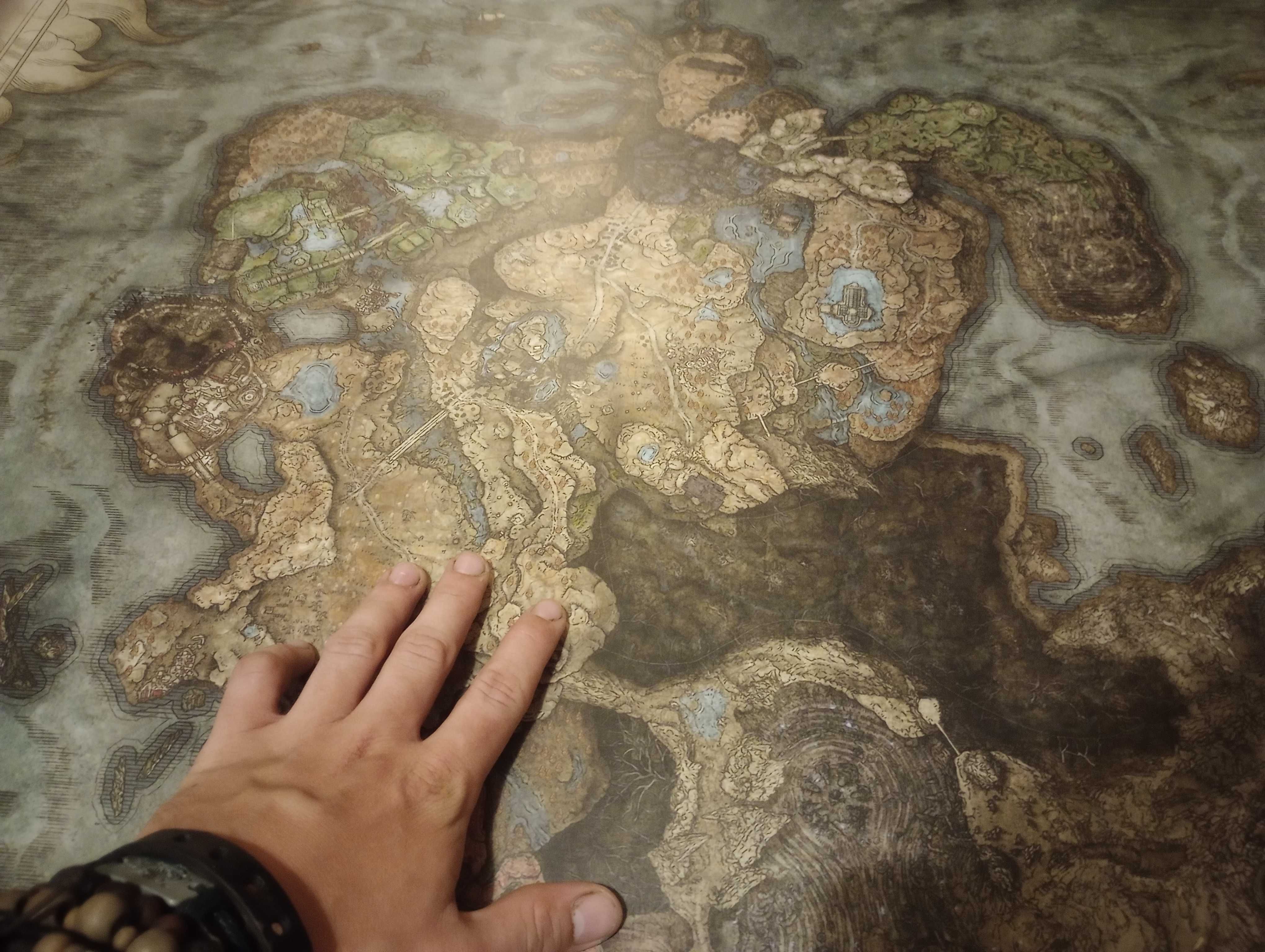 Mapy ze świata ELDEN RING - Lands Between & Realm of Shadow (KOMPLET)