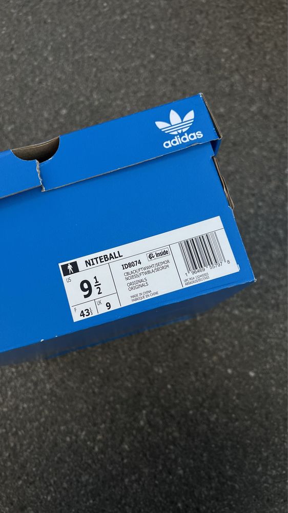 Чоловічі кросівки Adidas Niteball оригінал нові в коробці