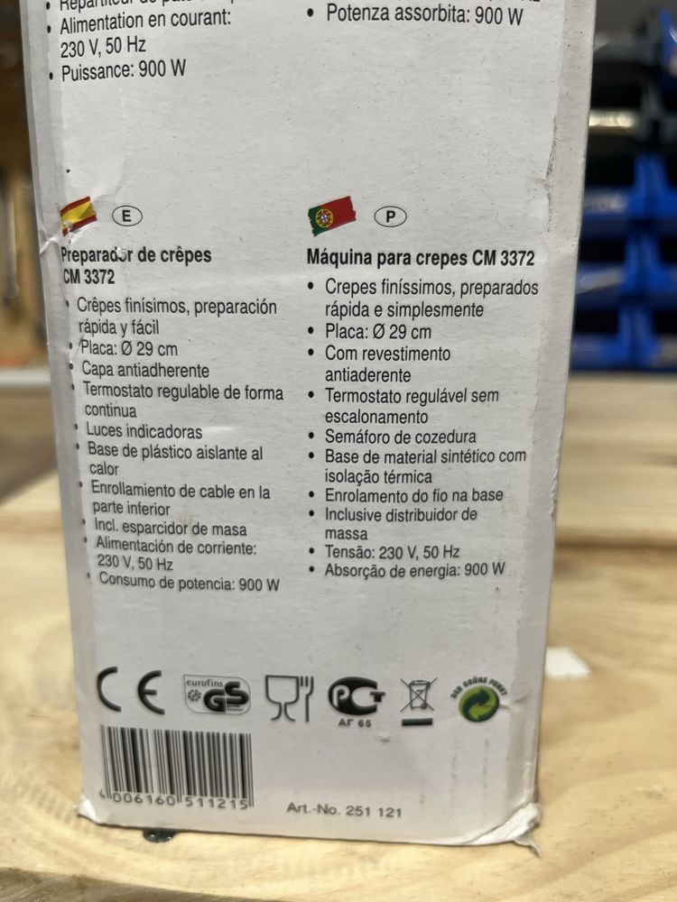 Maquina para crepes Nova