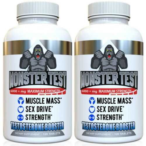 Тестостероновий бустер Testosterone Booster 6000+ MG 120 капсул