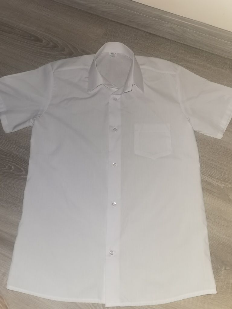 Biała koszula na chłopaka 164