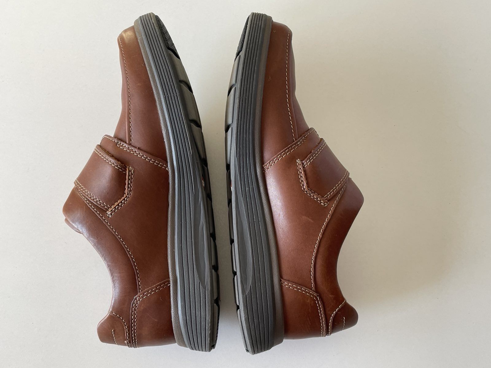 Clarks шкіряні чоловічі 42.5р. туфлі мокасини оригінал ідеал