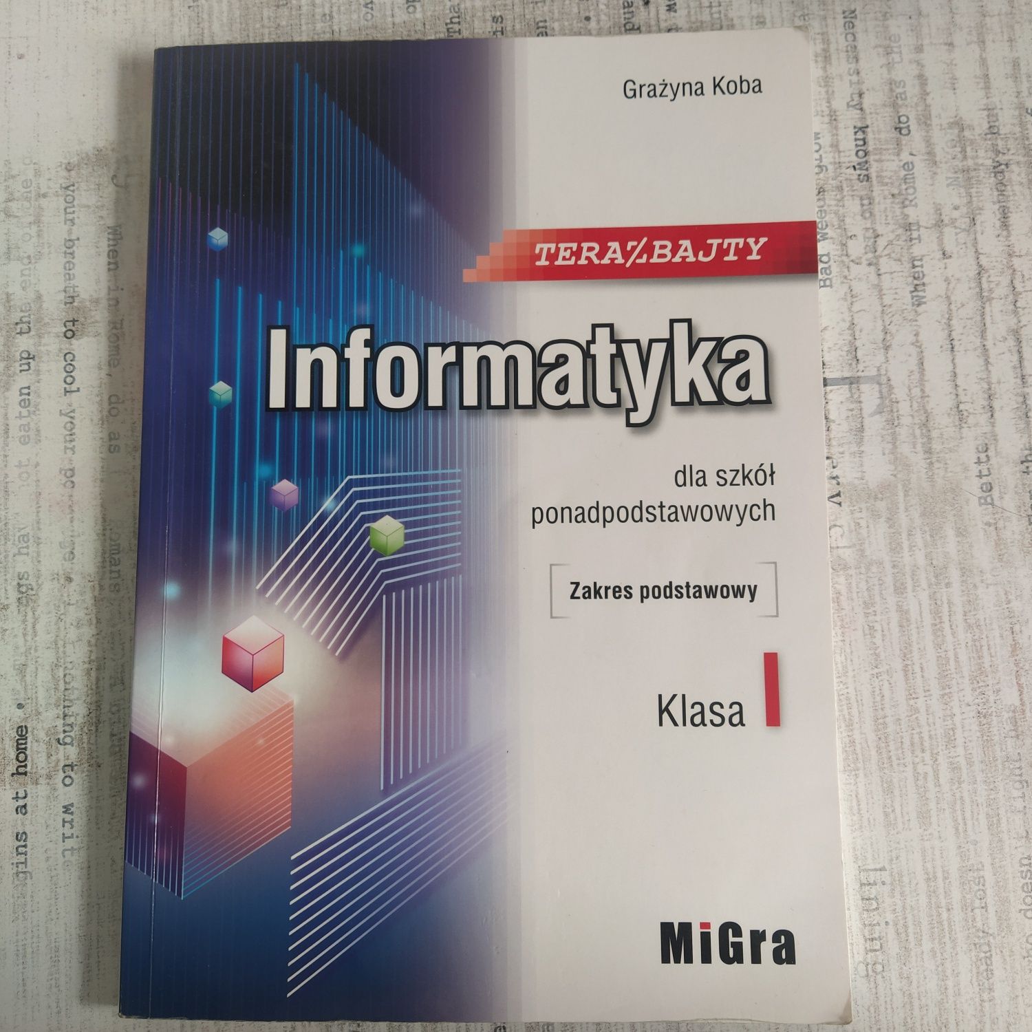 Informatyka dla szkół ponadpodstawowych klasa 1 zakres podstawowy