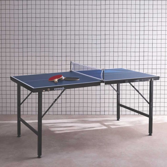 Mini mesa de ping pong c/ 2 raquetes e 3 bolas - novo na caixa Sweeek.