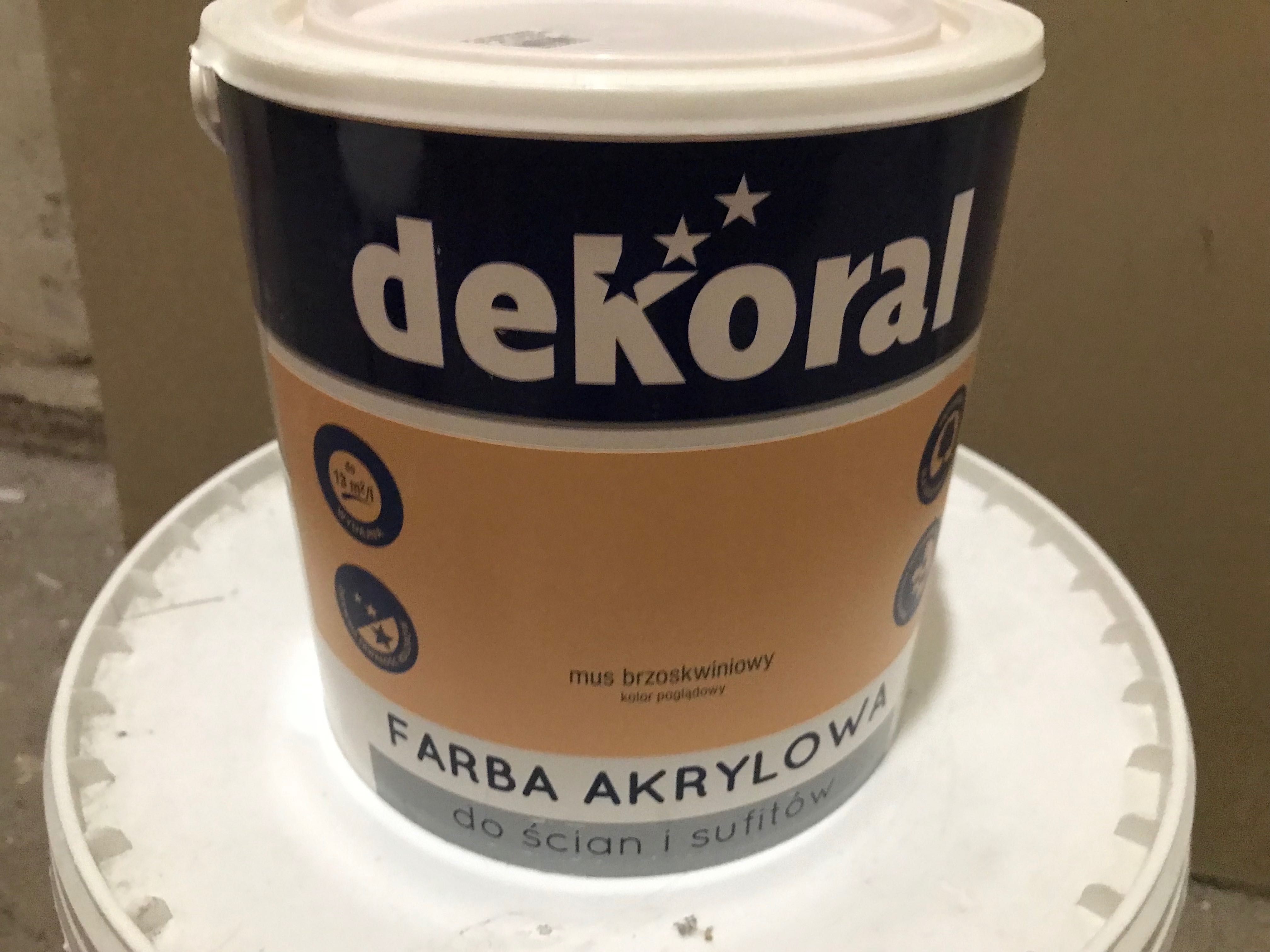 Dekoral, farba akrylowa do ścian i sufitów