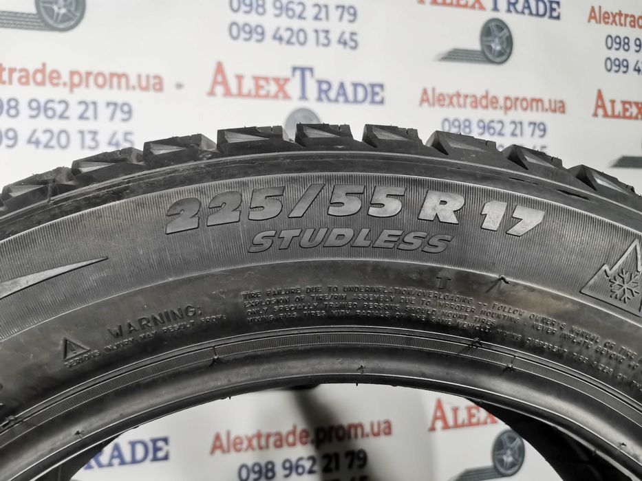 1 шт. 225/55 R17 Michelin X-Ice одна нова зимова шина