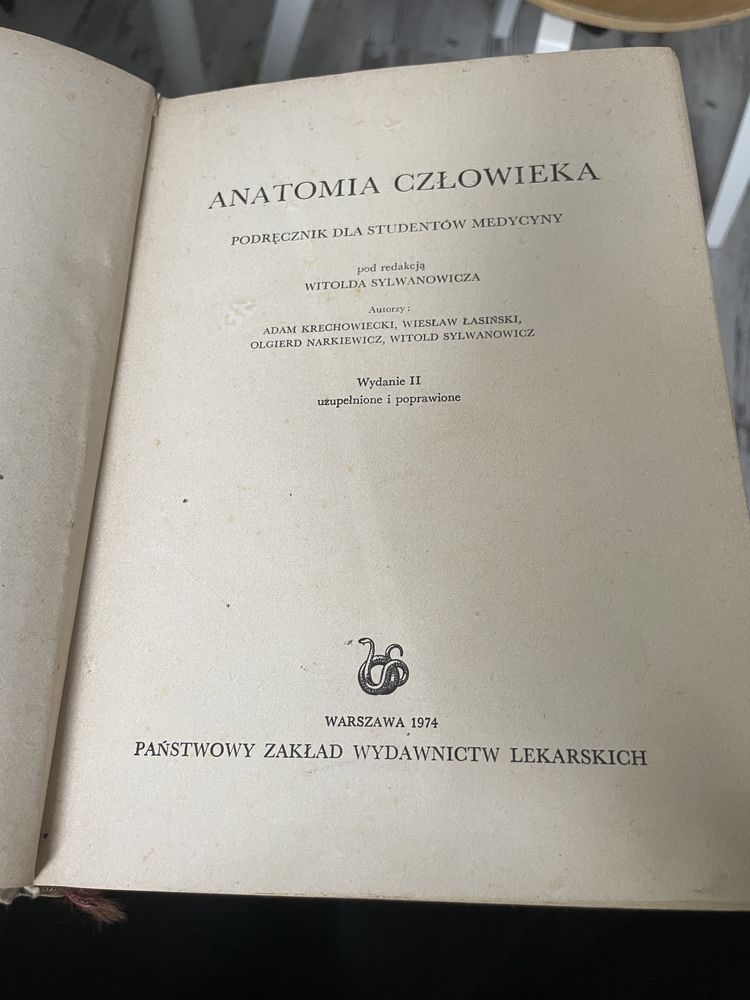 Anatomia człowieka podrecznik dla studentów medycyny 1974