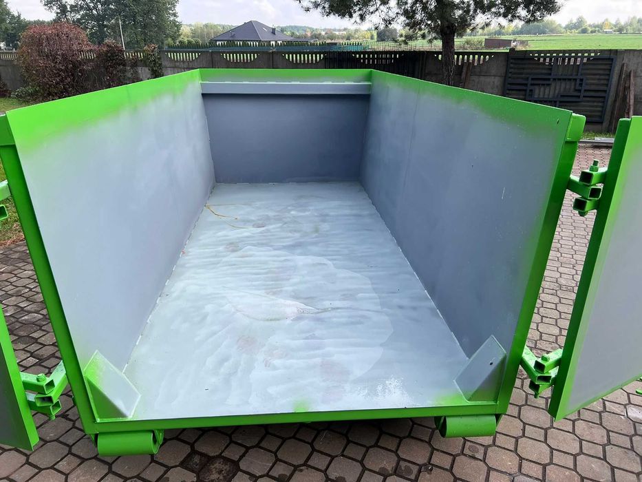 Kontener hakowy / kontener na śmieci / gruz / złom / Kontener KP7/ 7m³