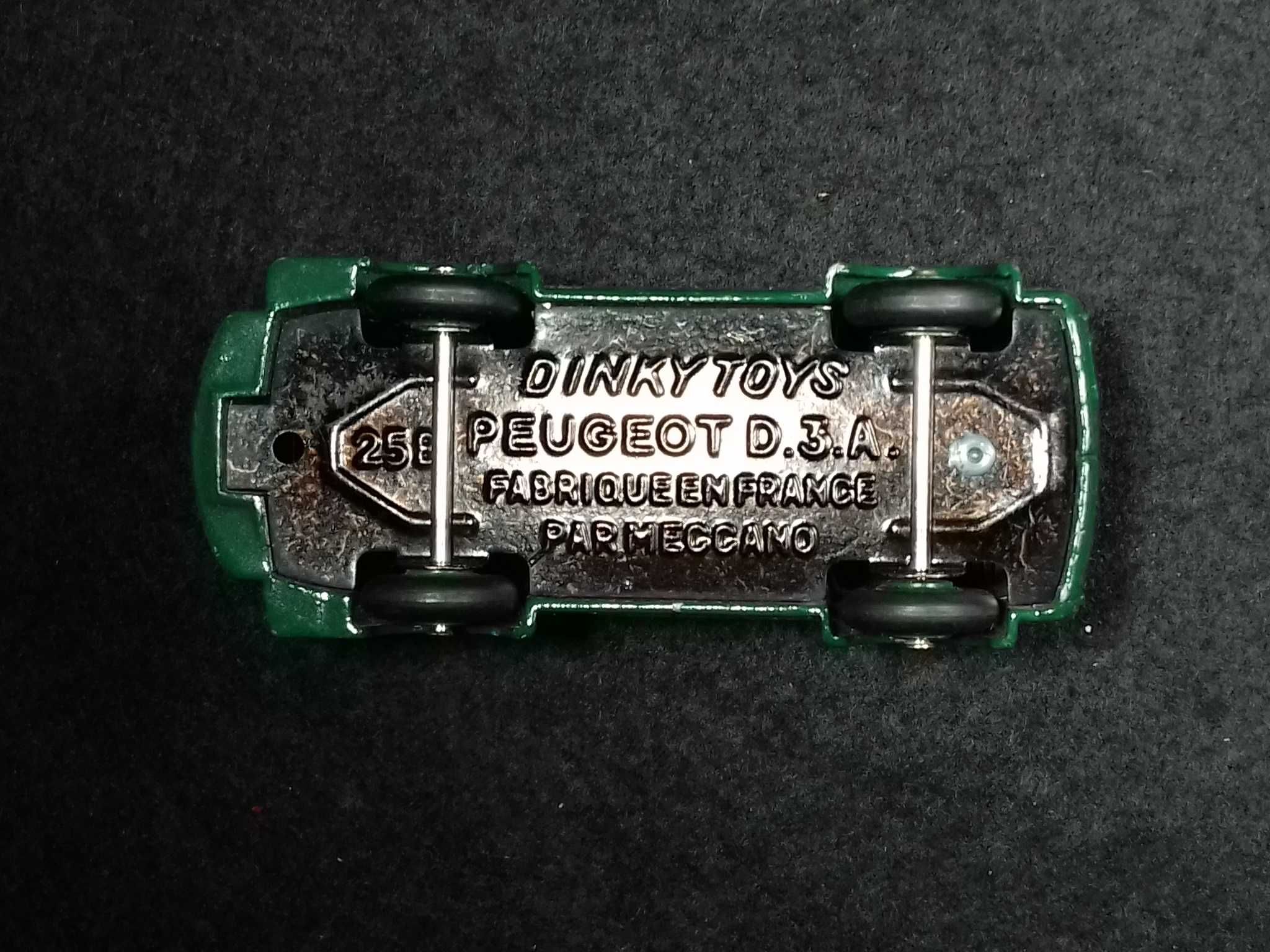 Dinky Toys #25B - Peugeot D.3.A. - 1950/60s by Meccano Ltd