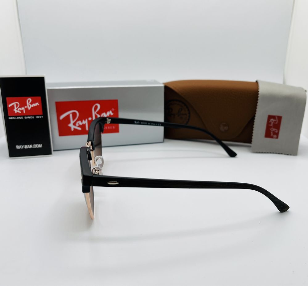 Солнцезащитные очки Ray Ban Clubmaster 3016 Wood Brown|Brown