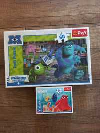 Trefl puzzle Monsters 60 el. + gratis mini puzzle Dory