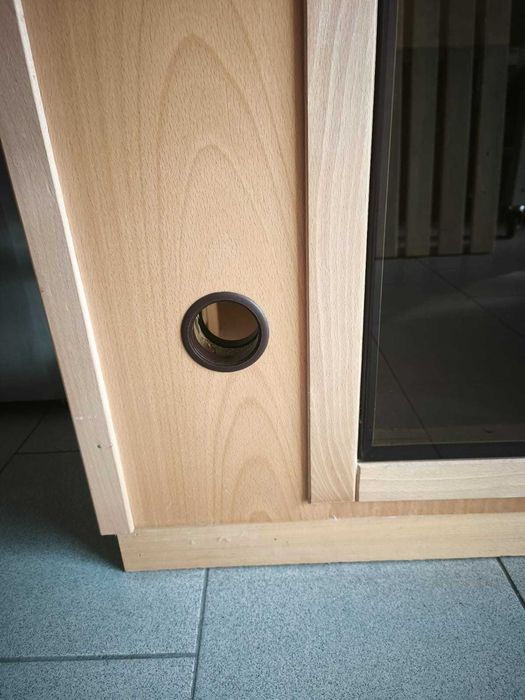 Sauna Kabina grzewcza Weka AktiVit 2os GRZEJĄ CIEPŁO ZE ŚCIANY ŚCIAN