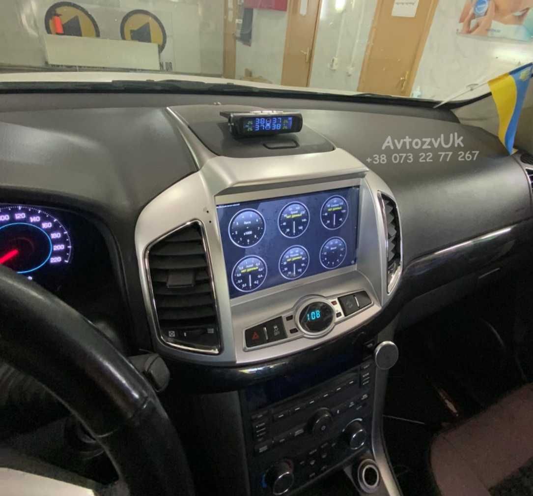 Магнитола CAPTIVA Chevrolet GPS Tesla Каптива 2 din CarPlay Android 13