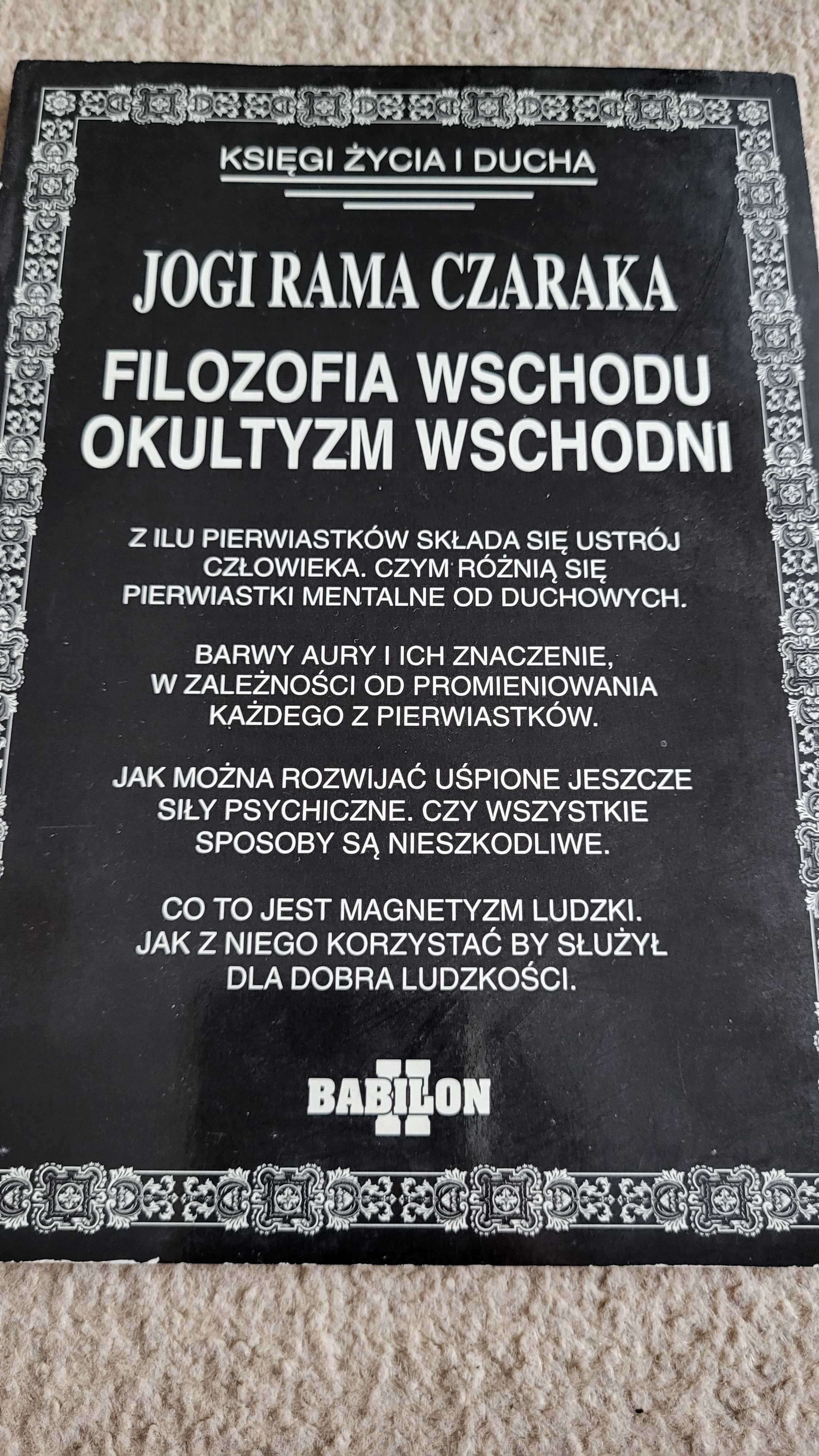 Filozofia wschodu okultyzm wschodni Jogi Rama Czaraka