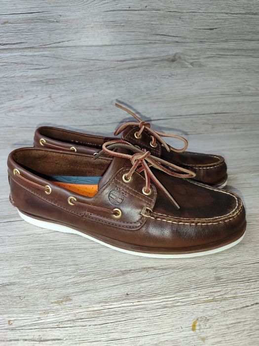 Timberland 43р топсайдеры  мужские туфли кожаные