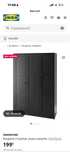 Roupeiro preto do Ikea, nunca aberto, comprei e nao usei, produto novo