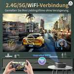 Sainellor Projektor 4K Android 12.0 GB RAM 32 GB ROM, WiFi 6,BT 5.0,4K