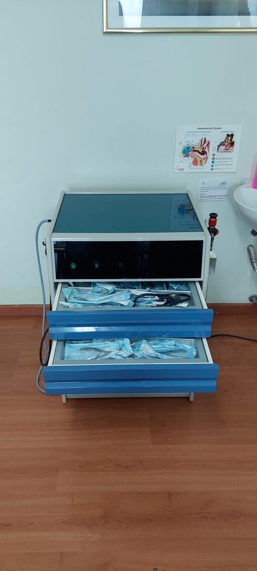 Unidade de Otorrinolaringologia::Estação de trabalho + endoscopio flex