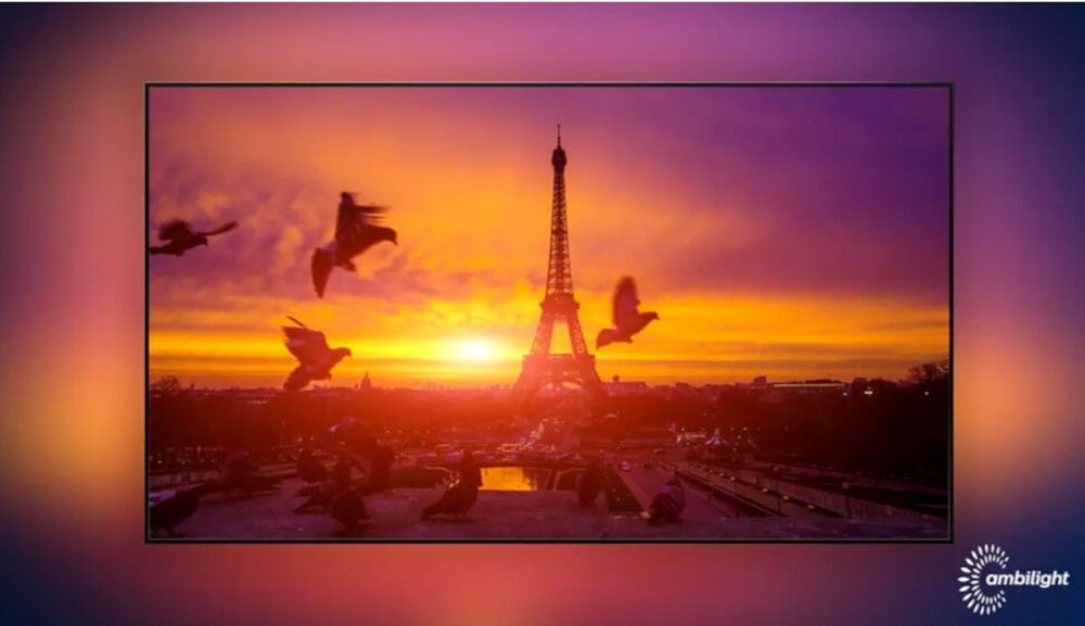 Telewizor ambilight smart 4k UHD HDR phlips 55PUS9206/12