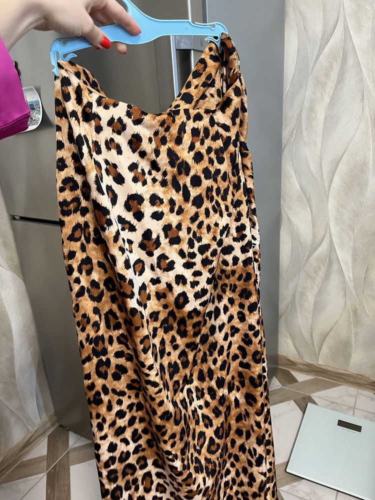 Леопардовая юбка Zara новая