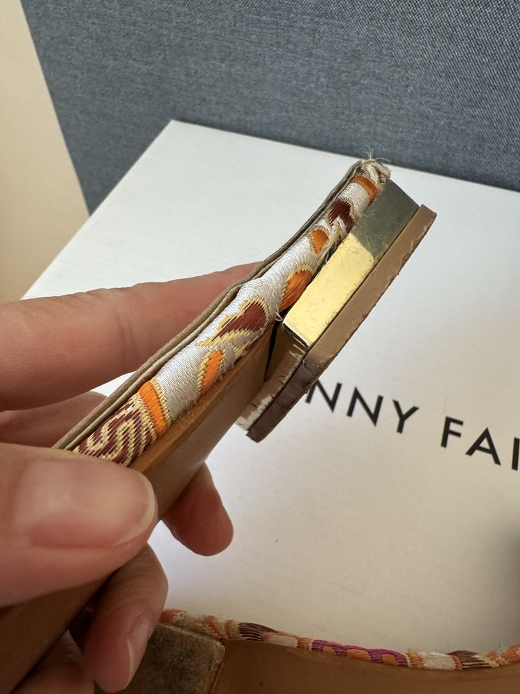 Shein klapki sandały na wiosnę 39 bogato zdobione koraliki perełki