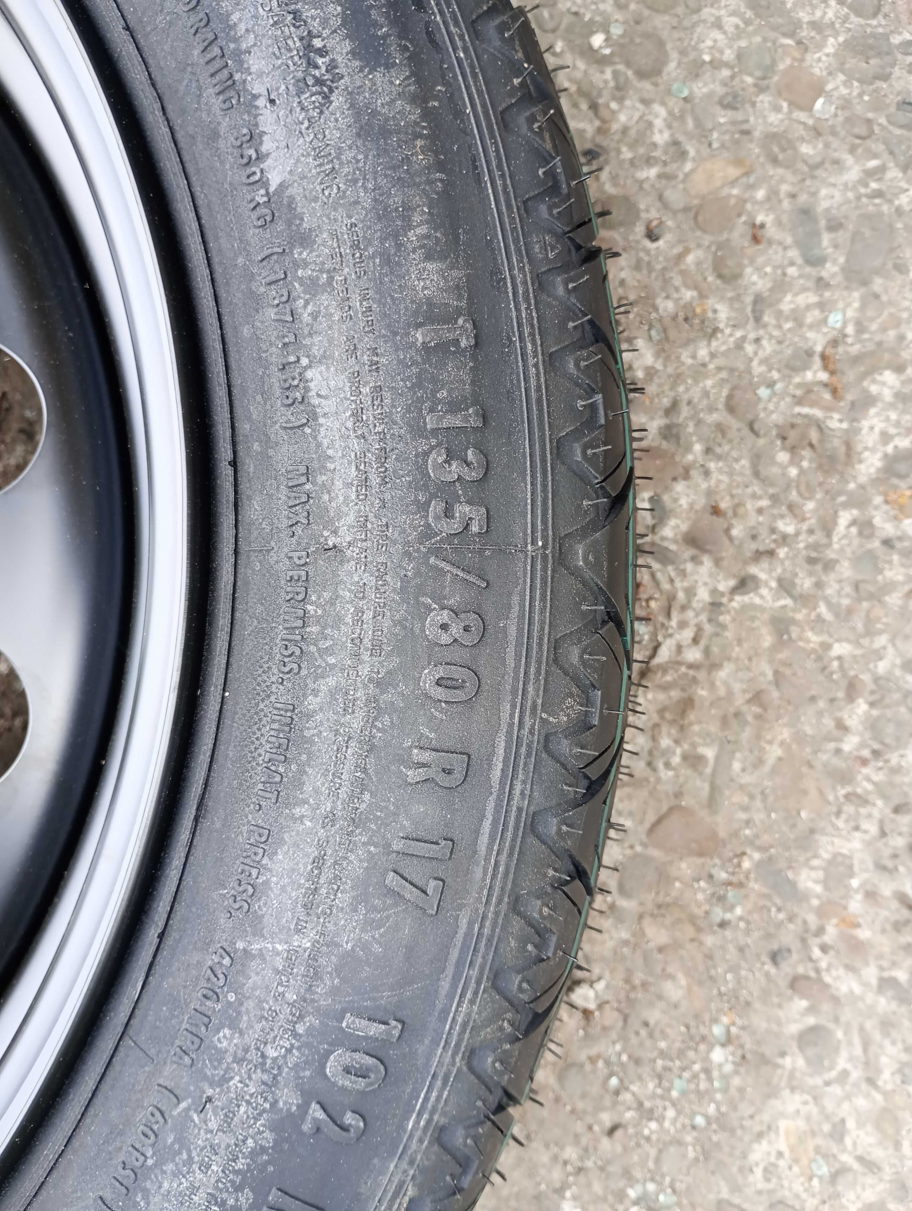Koło Dojazdowe Zapasowe BMW E60 E61 E81 E82 E87 E90 E91