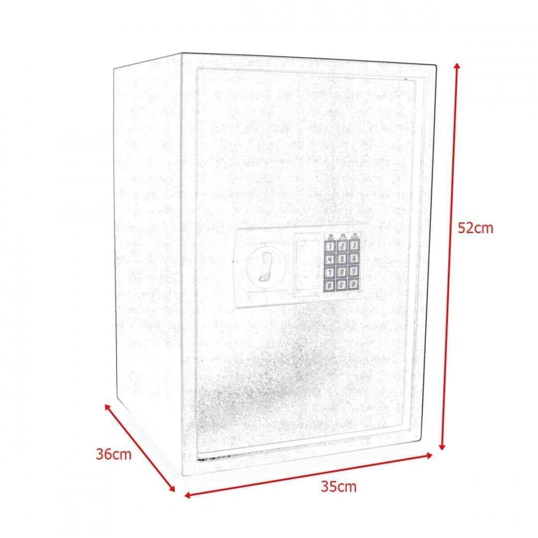 Powystawowy Sejf Elektroniczny Domowy z Kluczem