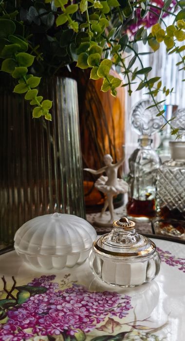 Статуэтка фигурка шкатулка пресс папье флакон старинное стекло Мальцов