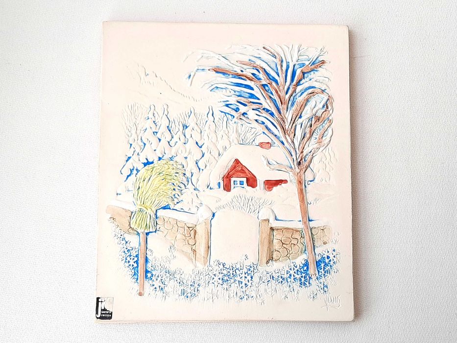 JIE GANTOFTA Kafelek ceramiczny , kafel , obrazek , plakieta - Szwecja