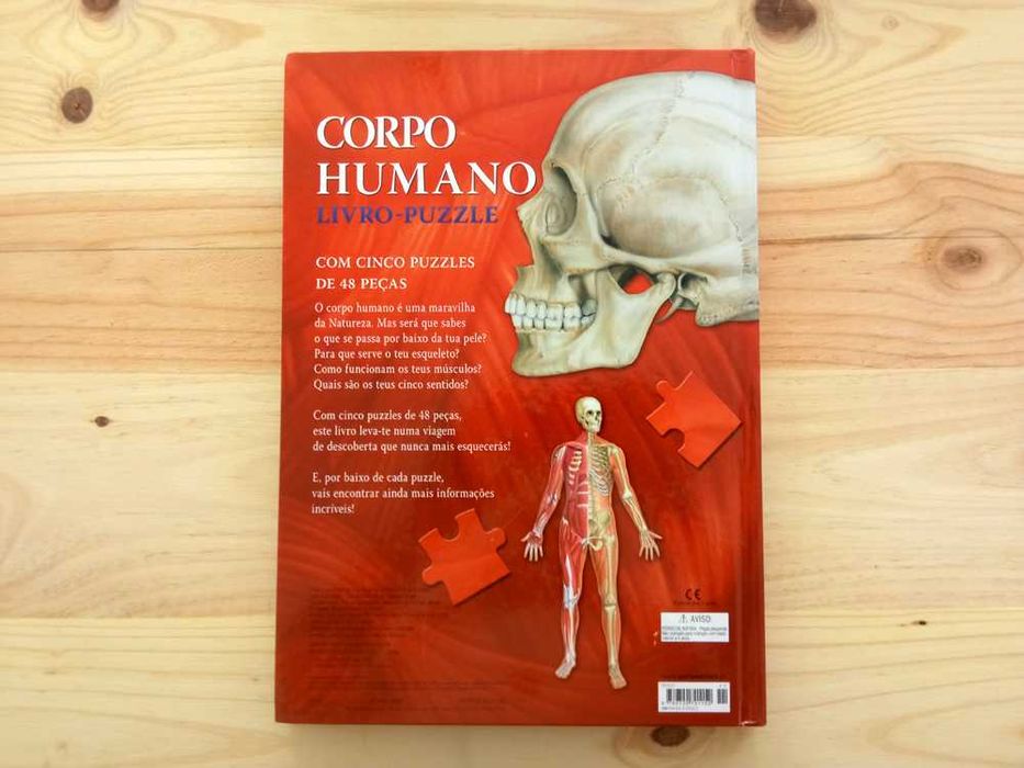 Livro "Corpo Humano - Livro Puzzle" de Dr. Malcom Clark