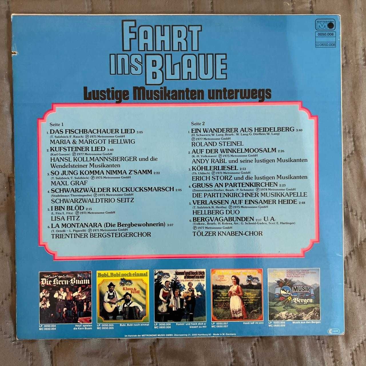 Fahr ins blaue. LP. EX