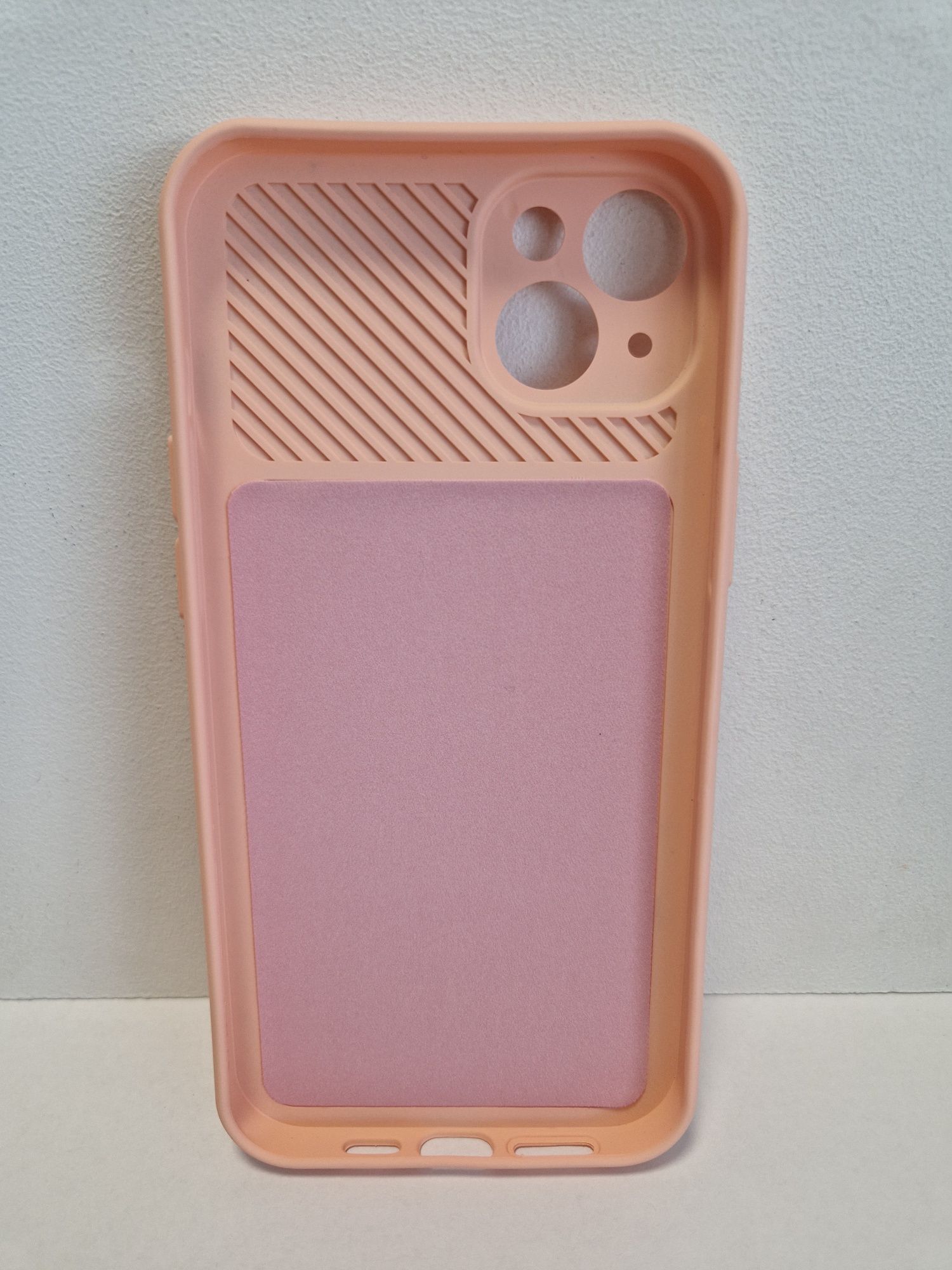 Camshield Soft do Iphone 14 Plus Łososiowy