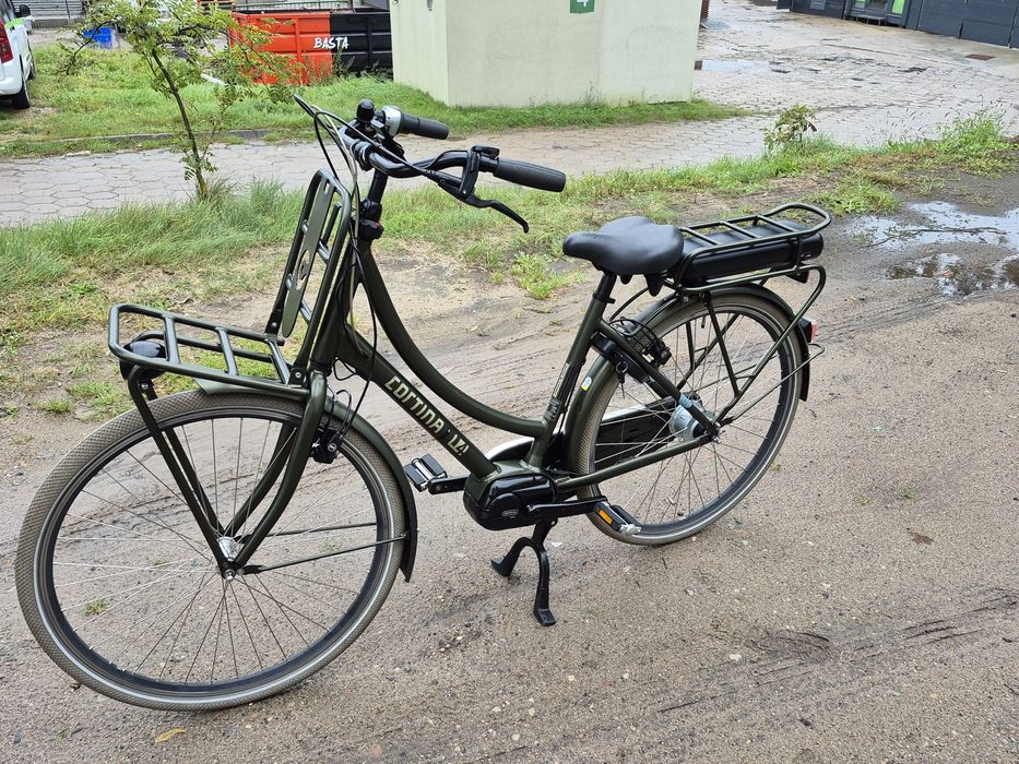 Rower damka damski elektryczny elektryk  Bafang jak Nowy Nexus 8 retro